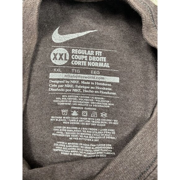 Lil Wayne Nike Shirt Mens XXL Gray Throne Graphic Tee King Chair Streetwear 2XL - Picture 3 of 8